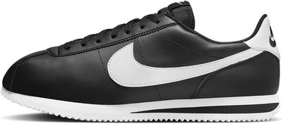 Men's Size 9.5 - Nike Cortez Shoes Black/White Sneakers DM4044 001 NEW