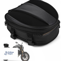 Motorrad Hecktasche Abnehmbar Wasserdicht Pu-Leder Multifunktionstasche