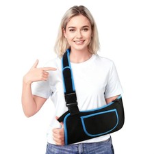 Arm Sling Shoulder Immobilizer for Men and Women, Adjustable Rotator Cuff Suppor
