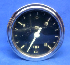 Vintage Stewart Warner Racing 2-58 Fuel Pressure Gauge Rat Rod