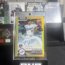 Jack Little Chrome 2026 Yellow Refractor /275 Auto