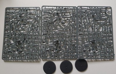 Adeptus Sororitas, Paragon - Kriegsanzüge, Im Gußrahmen