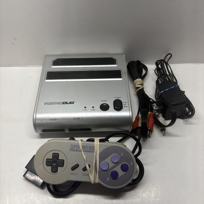 Retro-Bit Retro Duo Silver Home Console W/ Nintendo Controller TESTED WORKS READ