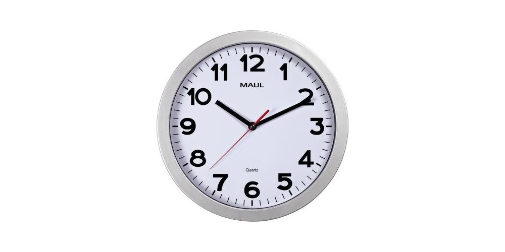 Ступенька для молота Wanduhr 30 x 5 см (D. x T) Kunststoff silber