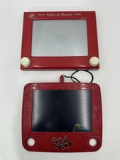 2 Etch A Sketch Freestyle Drawing Pads One with Stylus Vintage Toys