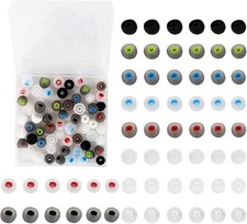 60PCS Earbuds Replacement Tips Silicone, Ear Bud Replacement Pieces Silicone, So