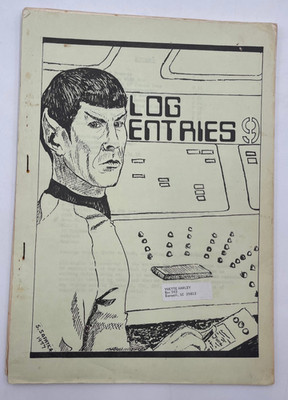 Star Trek TOS Enterprise ''Log Entries'' #9 Gen Fanzine UK First Printing   1977