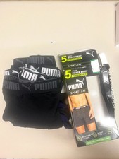 Puma Men's Performance Boxer Briefs, Pack 5