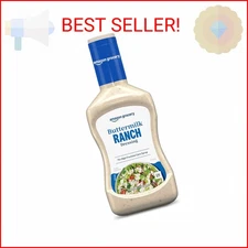 Amazon Grocery, Buttermilk Ranch Dressing, 16 Fl Oz (Previously Happy Belly, Pac