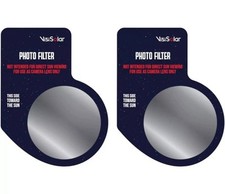 4 PACK VISISOLAR Solar Eclipse Smartphone Photo Filter Nasa Approved ISO
