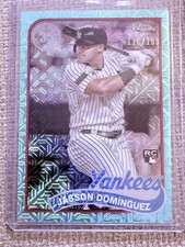 2024 Topps Chrome Silver Pack Teal /199 Jasson Dominguez Rookie RC Very Rare!