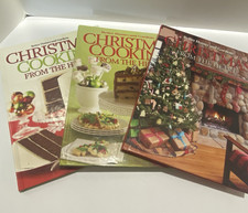 Lot of 3 Better Homes & Gardens Christmas from the Heart Books Vols. 8, 10, 21