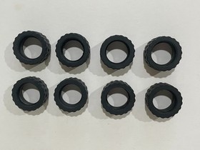 Lego Lot of 16x 30391 Black Tire 30.4 x 14 Offset Tread 9497