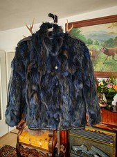 Damen Echtpelzjacke 42 Ludwig Glock-Pelze Fuchs mit Leder mehrfarbig