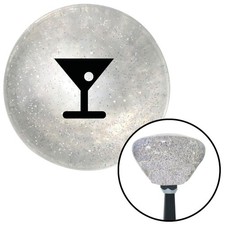 Black Martini Glass Olive Clear Retro Metal Flake Shift Knob W M16x1.5 Insert Black Martini Glass Olive Clear Retro Metal Flake Shift Knob W M16x1.5 Insert