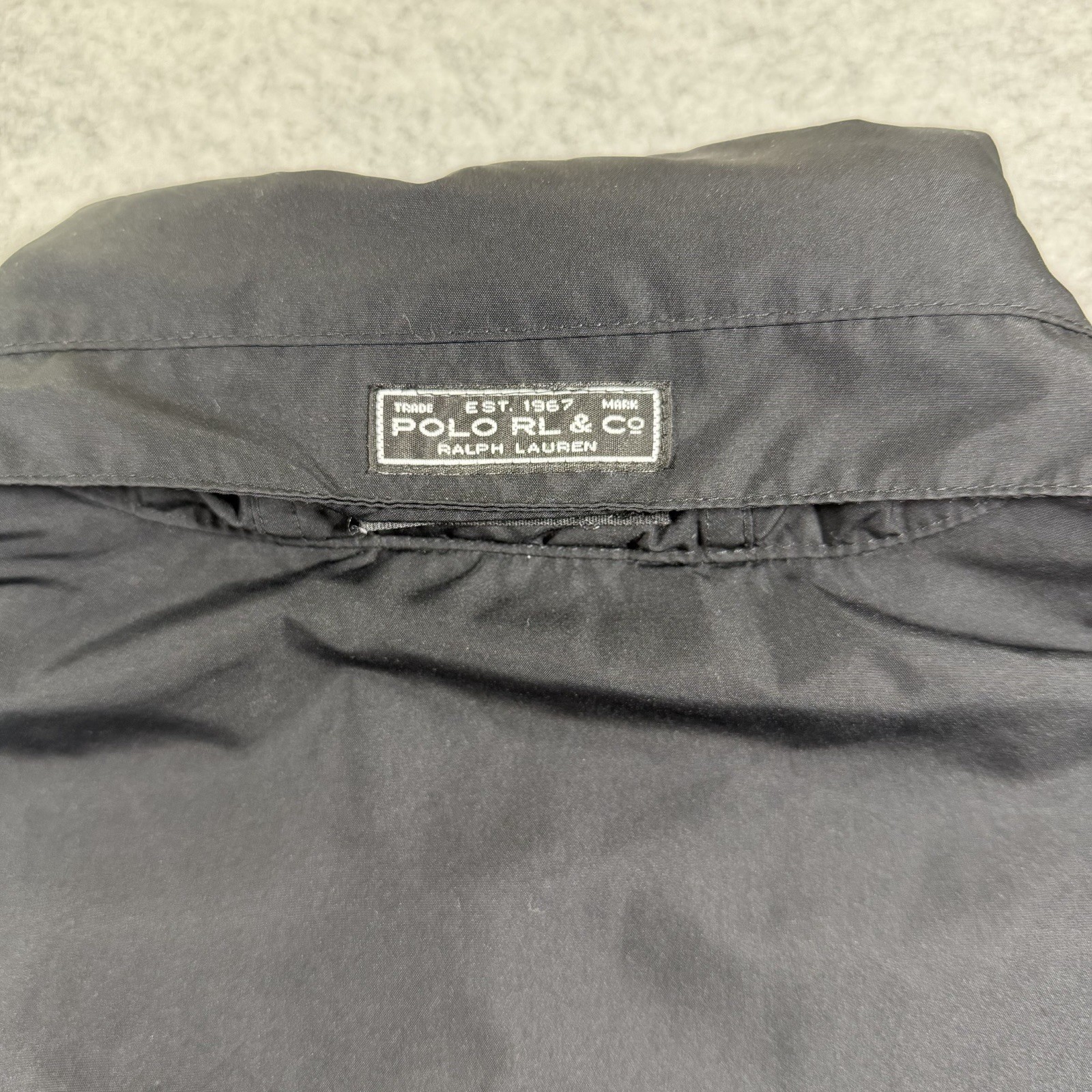 Vintage Polo Ralph Lauren Polartec Hooded Fleece Jacket Mens M Blue Full Zip thumbnail 12