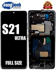 SAMSUNG S21 ULTRA G998 Display TFT LCD Touch Screen Schermo Frame Nero