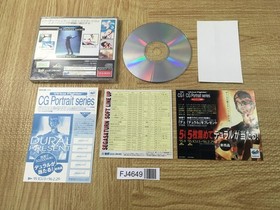 Virtua Fighter CG Portrait 1 Sarah Bryant SEGA SATURN Japan - FJ4649