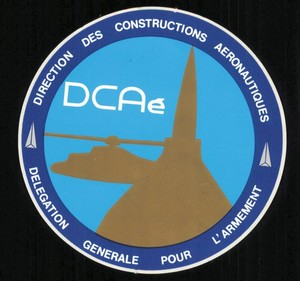 DCAe French Aerospace Contractor PROMO STICKER Military Aviation Jet Helicopter