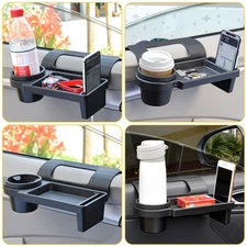 Car Window Organizer Vehicle Door Side Hanging Rack Water Cup Holder Storage Box