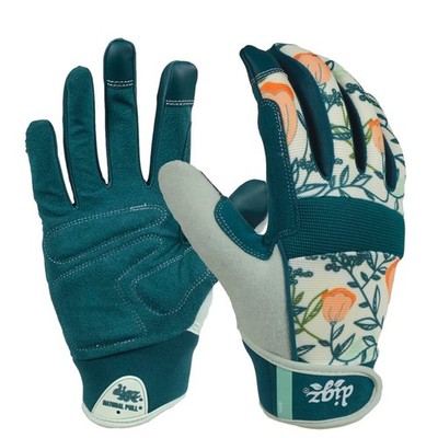 High Performance Women's Gardening Gloves with Touch Screen Fingertips  Coral