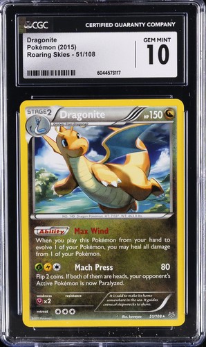 Dragonite graded CGC 10 for sale on eBay
