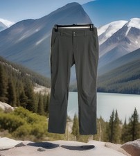 Columbia Omni-Shield Advanced Repellency Hiking Outdoor Pants Dark Gray WM SZ 8
