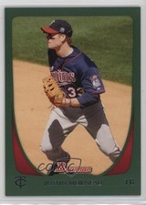 2011 Bowman Green 102/450 Justin Morneau #176 t2b