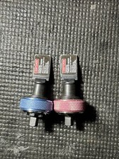 (2) Sears Craftsman Nos Ratcheting 1/4&rdquo; Socket Finger Driver Set 17157 Blue Pink