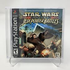 Star Wars Episode I Jedi Power Battles PS1 W/Manual, No Artwork Tested Working