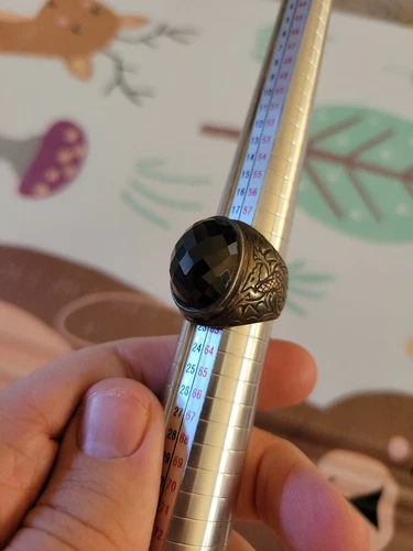 Vintage Chunky Sterling Silver Nordic Style Statement Ring Size 9.5