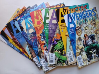 Avengers Forever 1 2 3 4 5 6 7 8 9 10 11 12 complete set Marvel Comics 1999