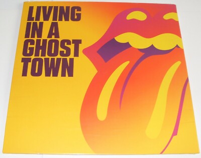 ROLLING STONES - LIVING IN A GHOST TOWN 10'' VINYL LIMITED PURPLE Jagger Richards
