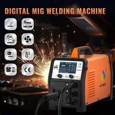 Aluminum MIG Welder Hitbox Gasless/Gas 110V 220V TIG MMA Welding Machine 200Amp
