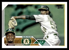 2023 Topps #164 Dany Jimenez   Oakland Athletics  Baseball NM