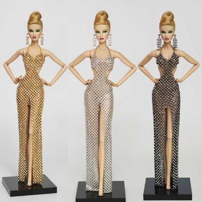 GOWN DRESS FOR FASHION ROYALTY DOLL BARBIE SILKSTONE POPPY PARKER NUFACE D004