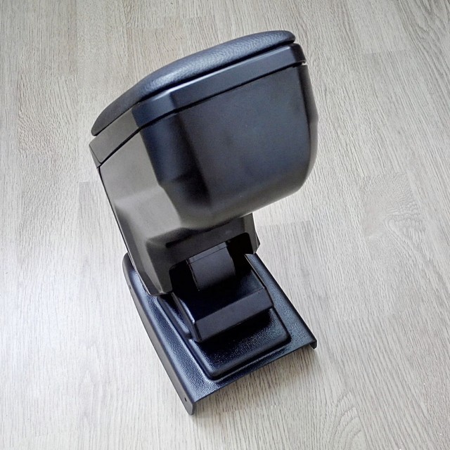 Car Center Console Armrest Storage Box Black For Dacia Renault Duster