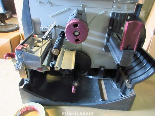 CRACKED SIDE - ZEBRA ZM400 REWINDER USB Thermal Label Printer ZM400-200E-4000T - Afbeelding 2 van 3