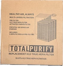 Vital 100 H13 Grade True HEPA For  LEVOIT Vital 100 Air Purifier 100 4-Pcs