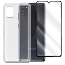 9H Tempered Glass Screen Protector Flexible Case for Samsung Galaxy A31 SM-A315N
