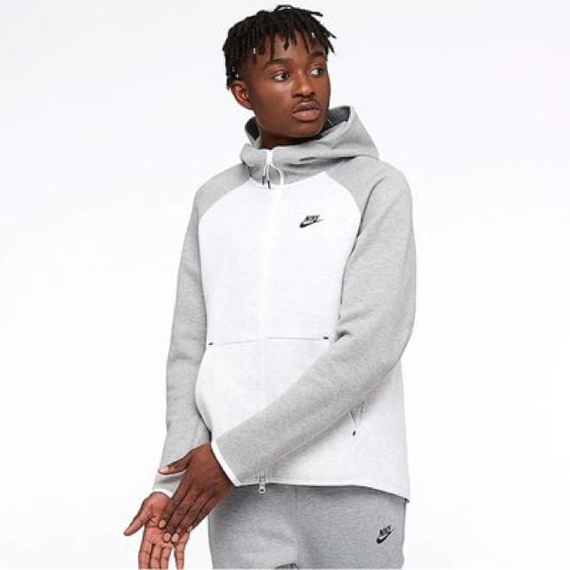 NIKE SPORTSWEAR TECH FLEECE FULL ZIP HOODIE 928483-052 Grey (MEN