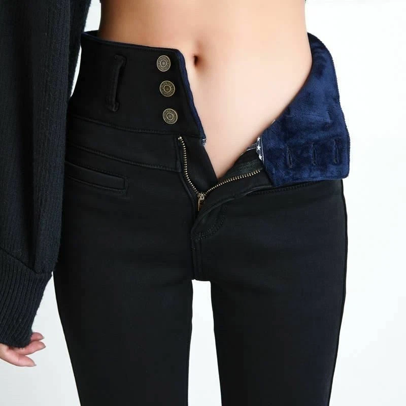 Warm jeans womens top