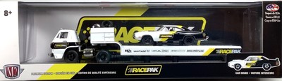 M2 Machines 1970 Dodge L600 COE 1970 Dodge Super Bee 383 RACEPAK R32 18-22 1:64