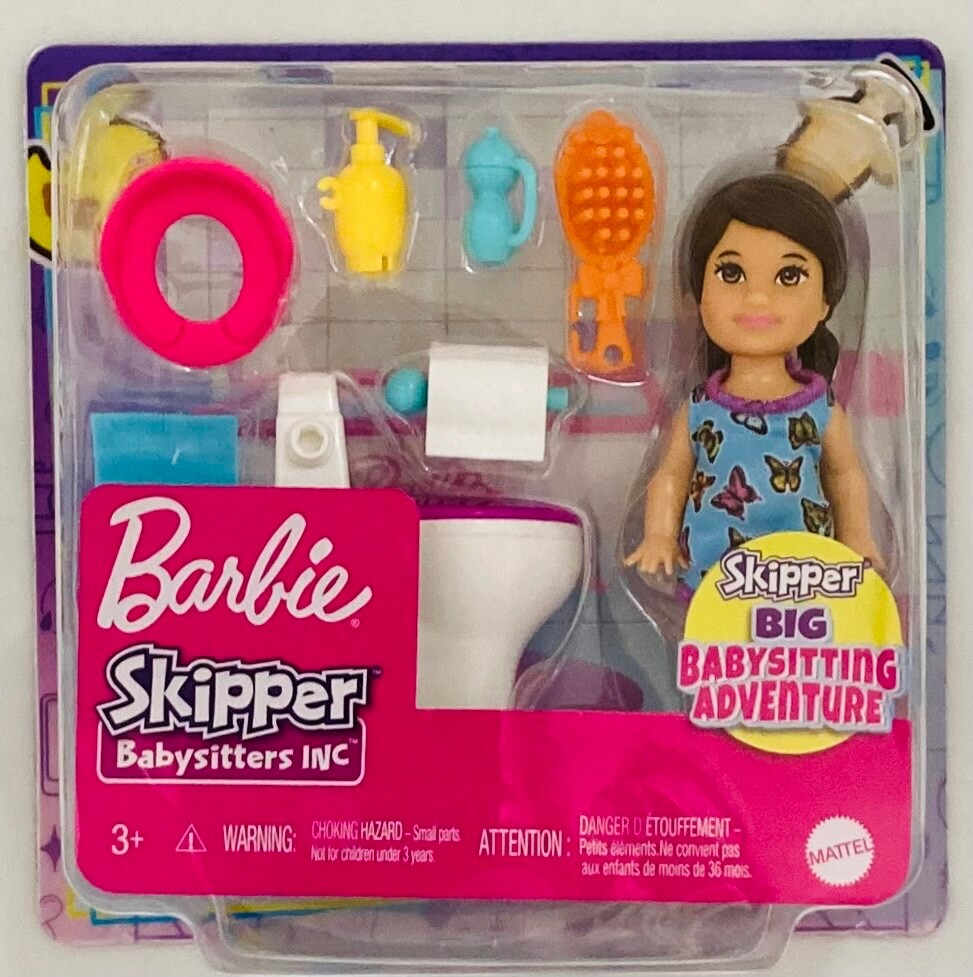 NIB Mattel Barbie Skipper Babysitters Inc. Toddler Doll with