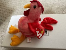 1996 Ty Doodle VS. Strut the Rooster Beanie Original Baby Collection TM Retired