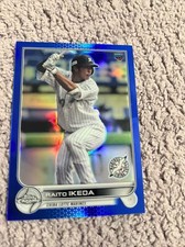 2022 Topps Chrome NPB Blue Refractor 20 Raito Ikeda 135/150 Chiba Lotte Marines