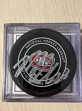 Mike Reilly SIGNED AUTOGRAPH MONTREAL CANADIENS OFFICIAL GAME PUCK With Team COA