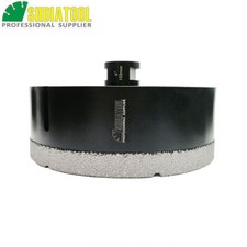 Punte diamantate a secco 152 mm/6'' taglierina per fori piastrelle ceramica marmo