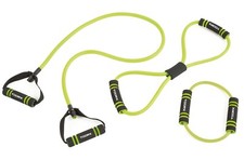 Toorx Set Tris di Attrezzi Elastici con Impugnature Soft Touch Pilates Yoga