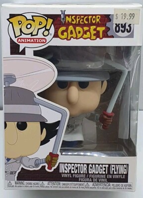 Pop Vinyl Figure Inspector Gadget Flying #893 Animation Series Funko NIB Box